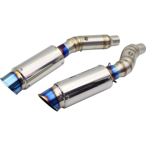 For Kawasaki Z1000 Z1000SX Ninja 1000 (2010-2020) Exhaust System Slip On Muffler Motorcycle Connect Pipe with Escape DB Killer