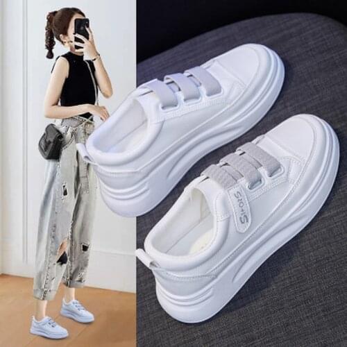 Small White Shoes Women 2021 Spring and Autumn New Fashion Students Running Shoes Breathable Womens Shoes Platform Shoes