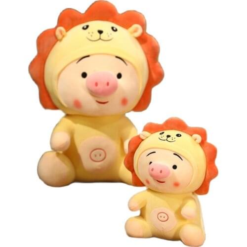 1pc New 30/40/60cm New Pattern Piggy Doll Pig Plush Toys Stuffed Pillow A Birthday Present For Children Christmas Gifts