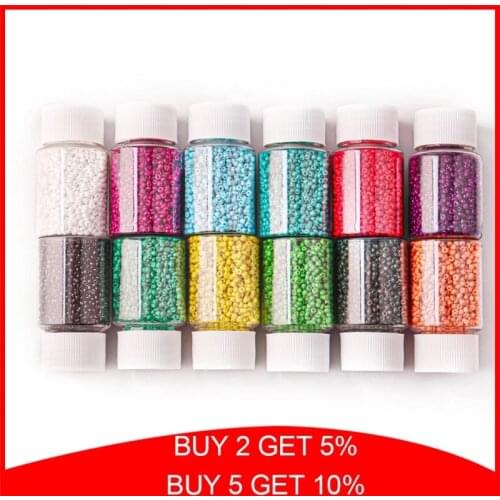 2000pcs 2.5mm Glass Seed Beads Charm Czech beads small jewelry beads DIY Bracelet Necklace For Jewelry Making Accessories