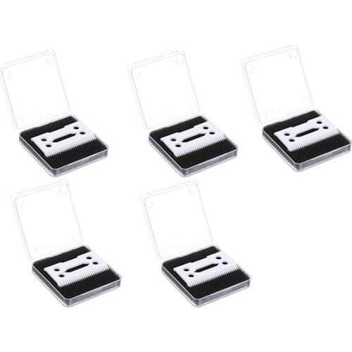 New5Pcs 28 Teeth Zirconia Ceramic Clipper Blade for Wahl Senior Clipper
