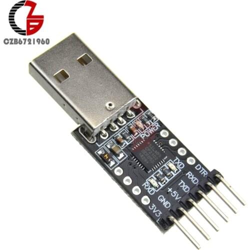 6Pin USB 2.0 to TTL UART Module Serial Converter CP2102 STC Replace Ft232 Module