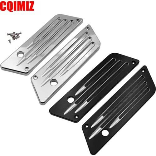 Aluminum Motorcycle Saddlebag Latch Cover For Harley Touring Electra Street Glide 1993-2013 Touring Road King FLH FLT 93-13
