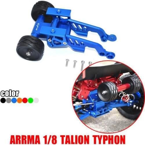 ARRMA 1/8 RC car TALION TYPHON aluminum alloy with anti-tipping double rollers 5th tires head-up tires Adjustable angle AR320379