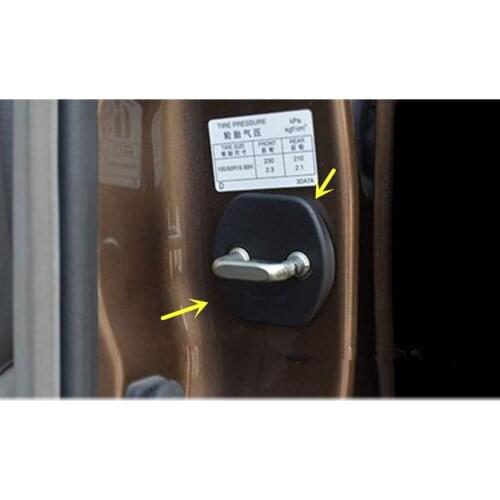 Car Styling Interior Inner Plastic Anti Rust Water Proof Door Lock Keys Key Buckle 4pcs For Nissan Kicks 2017 2018 2019 2020