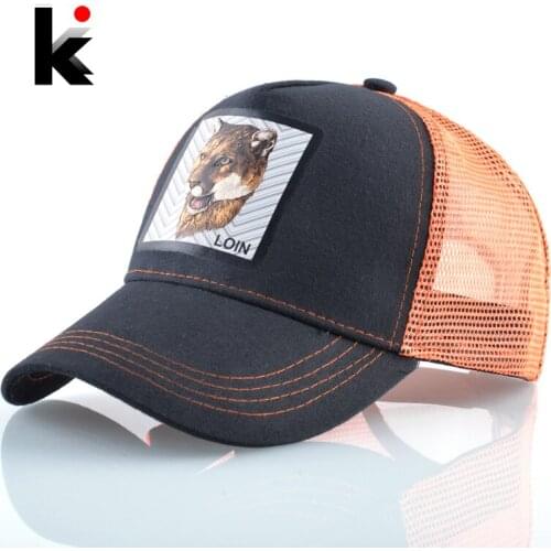 New Fashion Baseball Cap Summer Breathable Mesh Caps Women Streetwear Hip Hop Baseball Hats Simulation Patch Snapback Bone Hat