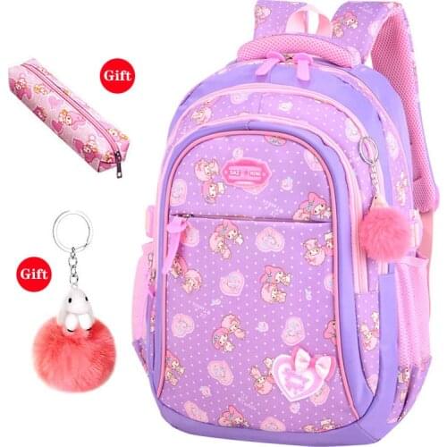 2pcs School Bags For Teenager Girls Children Backpack High Quatily Waterproof Book Bag Orthopedic School Backpack Kids Schoolbag