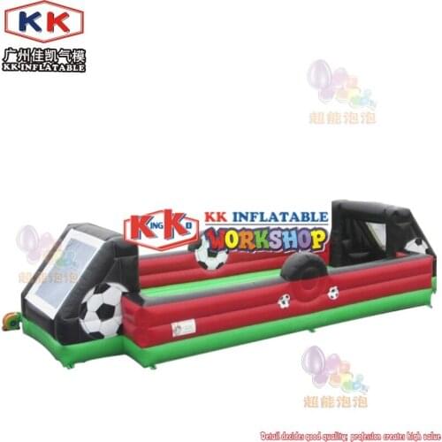 KK Factory Inflatable Soccer Pitch with Soft Inflated Bottom, Inflatable football playground