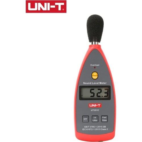UNI-T UT351C digital sound level measurement volume decibel meter noise test detector noise meter