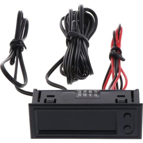 DIY Multifunction Clock Car Temperature Battery Voltage Monitor Voltmeter DC 12V