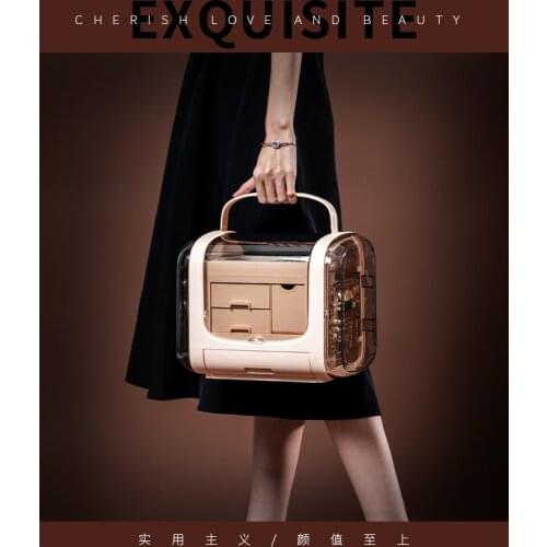 Dust-proof Multi-layer Jewelry Box Portable Drawer Storage Box Large Capacity Earrings Ring Classification Household Storage