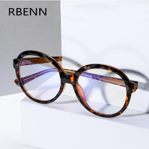 RBENN 2020 New Women Anti Blue Light Reading Glasses Round Blue Light Blocking Presbyopia Eyeglasses +0.5 0.75 1.75 2.75 5.0
