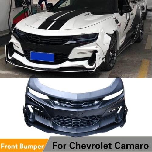 PP Front Bumper With Lip For Chevrolet Camaro 2016 - 2018 Front Bumper Lip Spoiler Body Kits