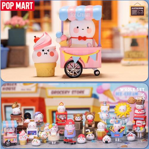 POP MART BOBO and COCO A Little Store Series Blind box Toys figure Action Figure Birthday Gift Kid Toy free shipping