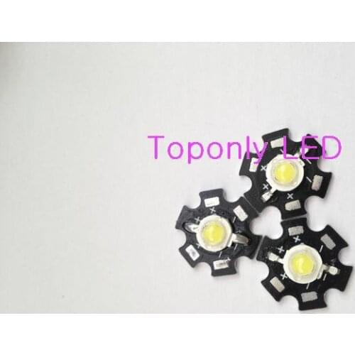 3w bridgelux chips high power led diode lamp with star pcb 220-240lm 12000k cold white diy parts for led aquarium/grow lighting