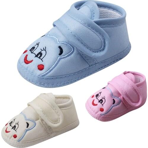 2020 Summer Newborn Shoes Baby Girl Boy Soft Sole Cartoon Anti-slip Shoes Cute Baby Girl Boy Comfortable Small Toddler Shoes