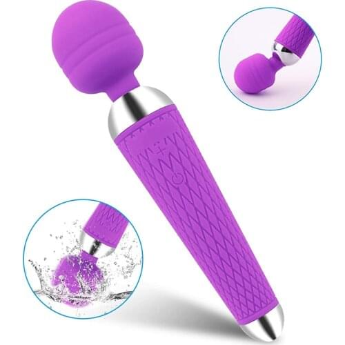 Magic Wand Vibrators for women, USB Charge Big AV Stick Female G Spot Massager Clitoris Stimulator Adult Sex Toys for Woman