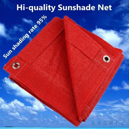 Hi-Quality Anti-UV HDPE Sunshade Net Thicken Balcony Safety Fence Netting Terrace Canopy Sail Beautiful Sun Shade