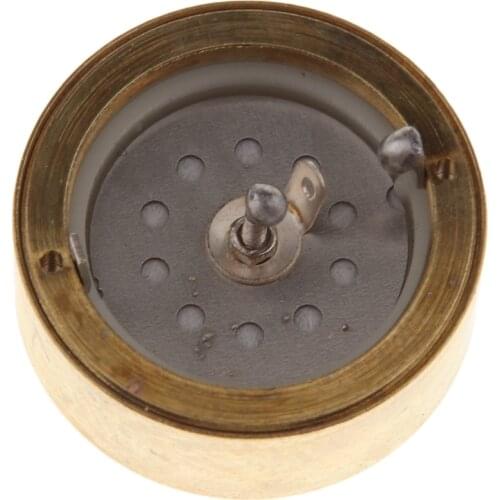 High Fidelity Large Diaphragm Microphone Condenser Cartridge Core Mic Replacement,25x10 mm