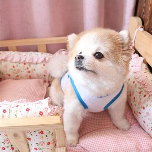 1Pc Cute Pet Cat Small Dog Bikini T-Shirts Print Clothes For Puppy Chihuahua Summer Fashion Vest Clothing For Small Dogs