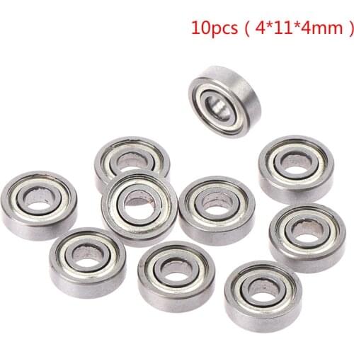 10pcs deep groove spherical carbon steel miniature bearings 694ZZ