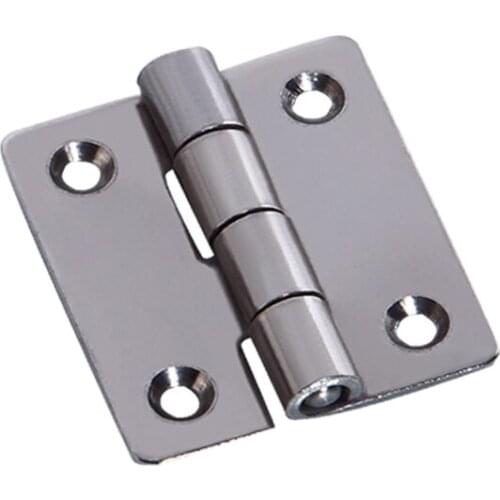 304 Stainless Steel Thickened Hinges 40*40mm 50*50mm Industrial Equipment Electrical Cabinet Hinge