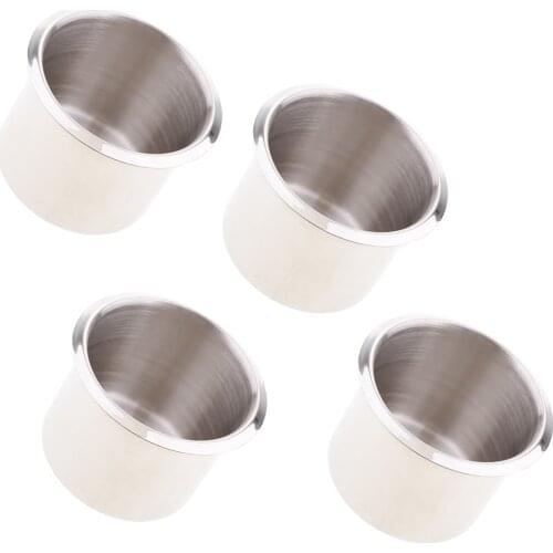 4pcs 2.68 inch Drink Bottle Cup Beverage Holder Support Base Recessed Mount RV Boat