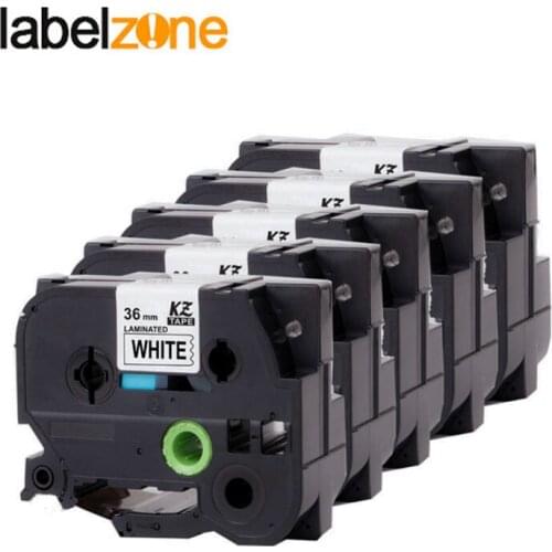 5pcs/lot 36mm tz261 Tze-261 Tze261 tz261 tze 261 for P-touch label printer label maker ribbon tape cartridge tape free shipping