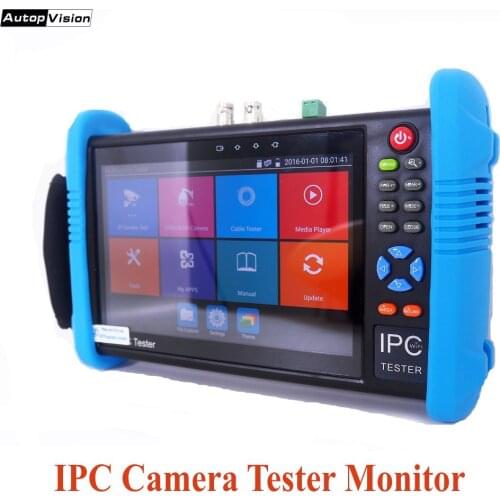 9800PLUS IPC CCTV Tester Monitor 7 inch IPS touch scree 1280*800 Analog+IP+AHD+CVI+TVI+SDI 6 in 1 Multifunction cctv tester
