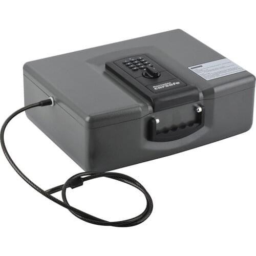 Automobile Safe Deposit Box with Large Capacity and Multi-function Supplies Contains Portable Key Integrated Safe Box