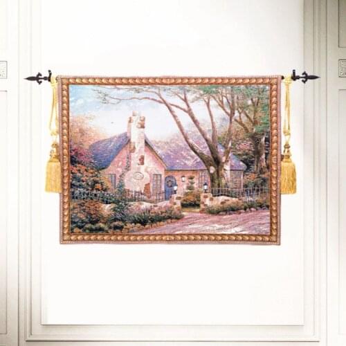 Free shipping 100x138cm home wall decoration Florida Cottage Belgium hangings European rural style living room Cafe tapestry