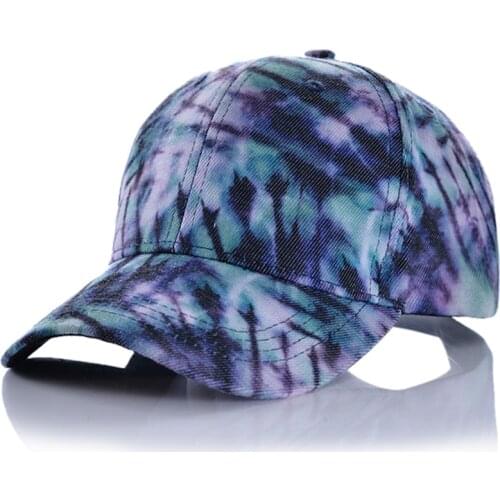 New Fashion Baseball Cap Women Men Adjustable Trend Hat Snapback Tie-dye Caps Hip Hop Hat Outdoor Unisex Bone Gorras