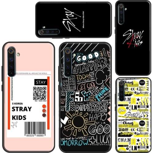 KPOP Stray Kids Case For OPPO Realme 8 Pro 6 7 Q3 Pro C3 C11 C15 C21 GT OnePlus 8 Pro 9 Pro 7T 8T 9R Cover