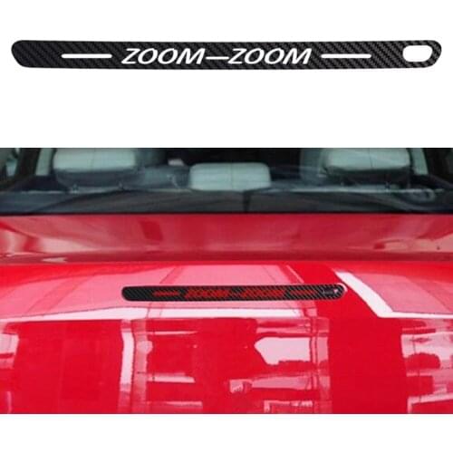 Carbon Fiber Brake Light Sticker Decoration Cover Stickers For MAZDA 6 - remount 6 Zoom Car Styling Auto Accessories