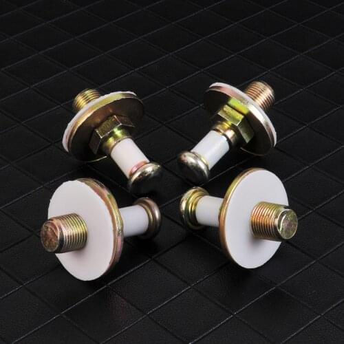 JEAZEA 4pcs Car Door Lock Striker Pins Touch Screws Bolts For VW Jetta Golf MK2 Passat B3 B4 Polo 357 837 034 357837034