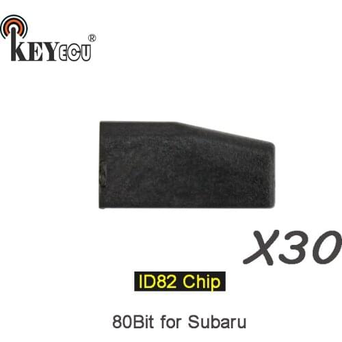 KEYECU 30x ID82 Chip 80 Bit Car Key Transponder Remote key Blank Chip for Subaru