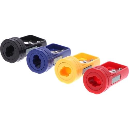 Creative Solid Color Octagonal Woodworking Pencil Sharpener Woodwork Carpenter Pencil Sharpener Cutter Shaver Sharpening Tool