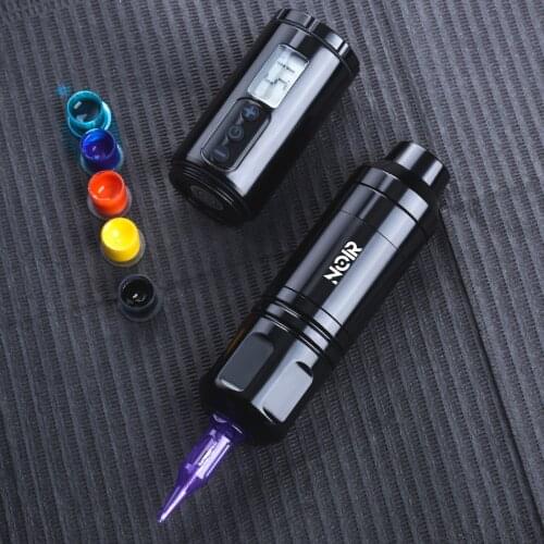 DragonHawk Design Hot Brand NOIR Tattoo Pen Compatible With Wireless Battery And Rca Cord Eyebrow Lip Makeup Machine Supplies