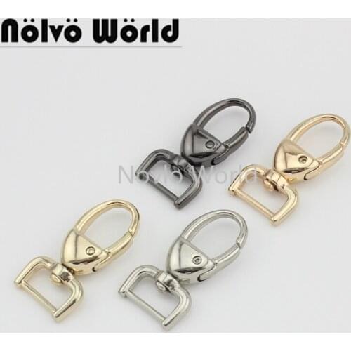 Nolvo World 5-20-100pcs 4 colors 44*15.8mm bags purse strap chain swivel clasps hardware accessories