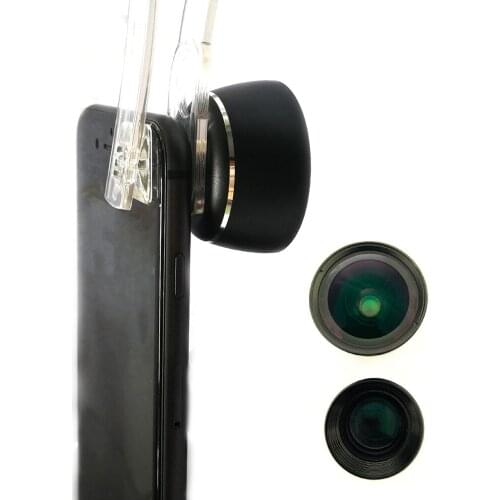 Moveski PL3 Cell Phone Camera Lens 3 PCS HD Wide Angle Fisheye 30-80mm Telephoto Macro Compatible with iPhone Android Smart Phon