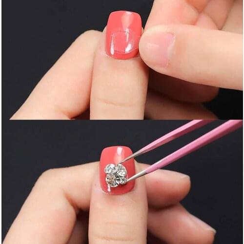 Will Not Damage Nails Clear False Nail Tips Double Gel Fake Tape Side Glue Sticky Nails Sticker Glue Jelly Tools Tape Adhes N4J4