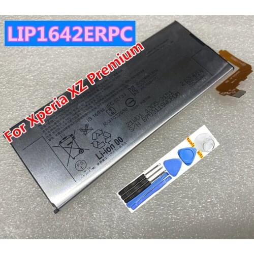 Original XZ Premium LIP1642ERPC 3230mAh Battery For SONY Xperia XZ Premium G8142 XZP G8141 Genuine Phone Battery + Tools
