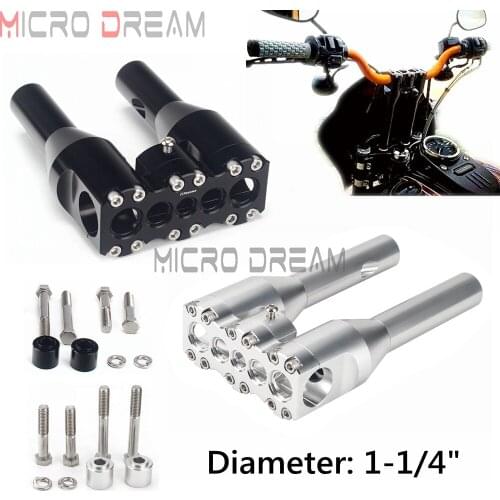 1-1/4" Straight Modular Handlebar Risers Extend Bar Riser For Harley Sportster 883 Touring Softail Street Bob Road Electra Glide