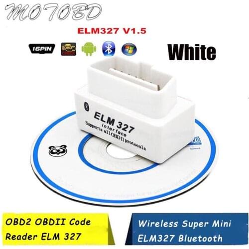 Super MINI ELM327 V1.5 ELM327 V2.1 OBD OBD2 Code Reader Scanner Tool ELM 327 Bluetooth for Android/PC Diagnostic Tool