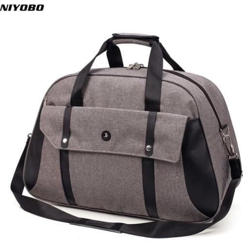 NIYOBO 2018 New Arrive Men Travel Bags Large Capacity Waterproof Nylon Women Luggage Hand Duffle Bag Business Travel Bags