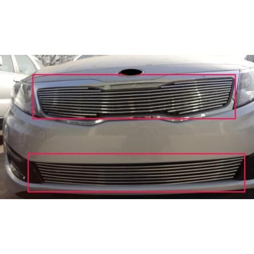 High quality stainless steel Front Grille Around Trim Racing Grills Trim For Kia Optima/K5 2011