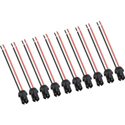 10pcs/lot T10 W5W 147 501 Car Instrument Light Socket Connector Holder Base Soft Rubber Wire Harness Auto Light Accessories