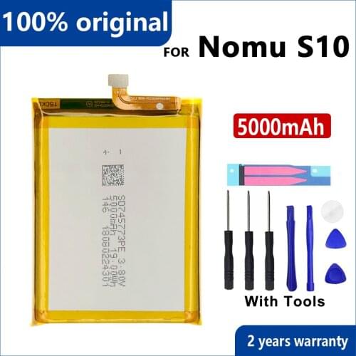 100% Original 5000mAh Battery For Nomu S10 Accumulator AKKU High quality Batteries With Tools+Tracking Number