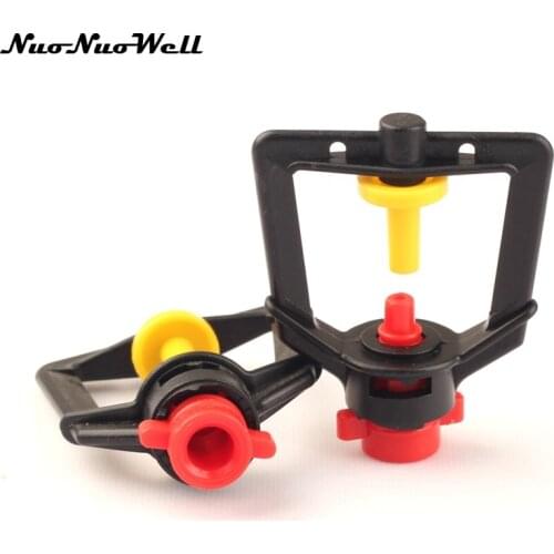 15pcs NuoNuoWell 6mm 360 Degree Refractive Micro Sprinklers Greenhouse&Lawn&Nursery Sprinkling Irrigation Refractive Sprinklers