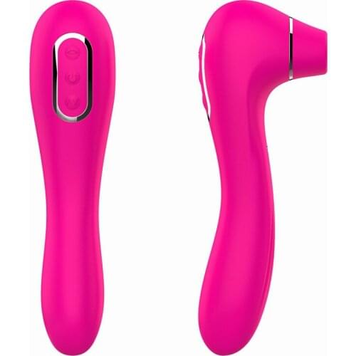 Clitoral Sucking Vibrator 2 in 1 Sex Toy Clitoris G spot Stimulator Dildo Vibrator 10 Vibrating Modes Sex Toys For Women Couples